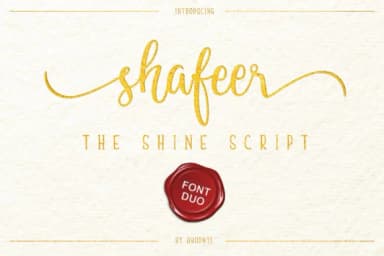 Shafeer Duo Font by Abodaniel — Script Handwritten Font — thumbnail 1