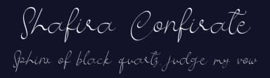 Shafira Confirate by Eddy Goodboy — Script Handwritten Font — thumbnail 2
