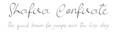 Shafira Confirate by Eddy Goodboy — Script Handwritten Font — thumbnail 1