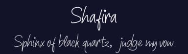 Shafira by Faldy Kudo — Script Handwritten Font — thumbnail 2