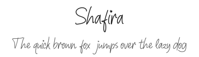 Shafira by Faldy Kudo — Script Handwritten Font