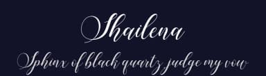 Shailena by JamalCreativeStudio — Script Handwritten Font — thumbnail 2