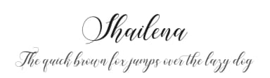 Shailena by JamalCreativeStudio — Script Handwritten Font — thumbnail 1