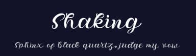 Shaking by !bey Design — Script Handwritten Font — thumbnail 2