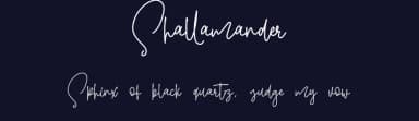 Shallamander by Eifetstype — Script Handwritten Font — thumbnail 2