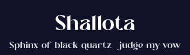 Shallota by Eka Hermawan — Serif Font — thumbnail 2