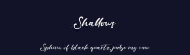 Shallows by Kong Font — Script Handwritten Font — thumbnail 2