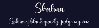 Shalma by Nirmala Creative — Script Handwritten Font — thumbnail 2