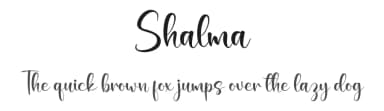 Shalma by Nirmala Creative — Script Handwritten Font — thumbnail 1