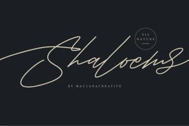 Shaloems Font by Maulana Creative — Script Handwritten Font — thumbnail 1