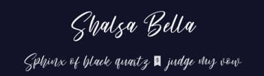 Shalsa Bella by Cupcake Std — Script Handwritten Font — thumbnail 2