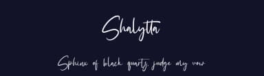 Shalytta by Green Adventure Studio — Script Handwritten Font — thumbnail 2