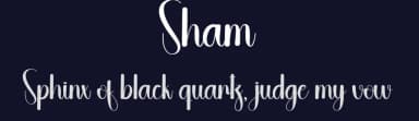 Sham by Andi Moz — Script Handwritten Font — thumbnail 2