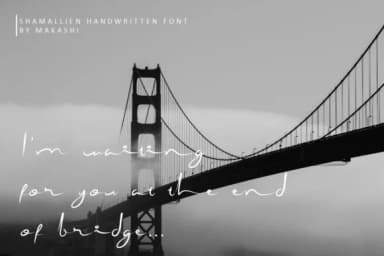 Shamallien Font by kammaqsum — Script Handwritten Font — thumbnail 8