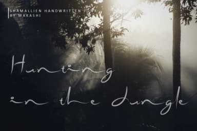 Shamallien Font by kammaqsum — Script Handwritten Font — thumbnail 2