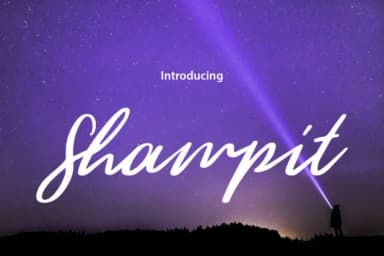 Shampit Font by da_only_aan — Script Handwritten Font — thumbnail 1