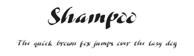 Shampoo by Mightyfire — Script Handwritten Font