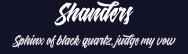 Shanders by Dirtyline Studio — Script Handwritten Font — thumbnail 2