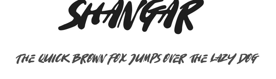 Shangar by Mozyen Studio — Script Handwritten Font