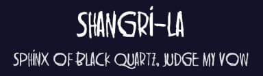 Shangri-La by Juha Korhonen — Script Handwritten Font — thumbnail 2