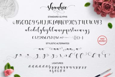 Shanhie Font by Jamalodin — Script Handwritten Font — thumbnail 4
