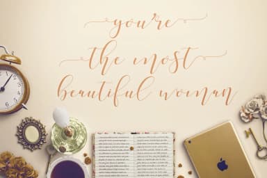 Shania Font by Teweka — Script Handwritten Font — thumbnail 6