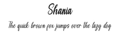 Shania by Graphix Line Studio — Script Handwritten Font — thumbnail 1