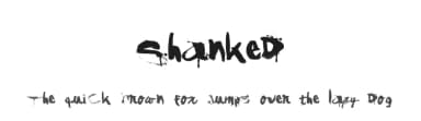 Shanked by Billy Argel Fonts ® — Script Handwritten Font — thumbnail 1