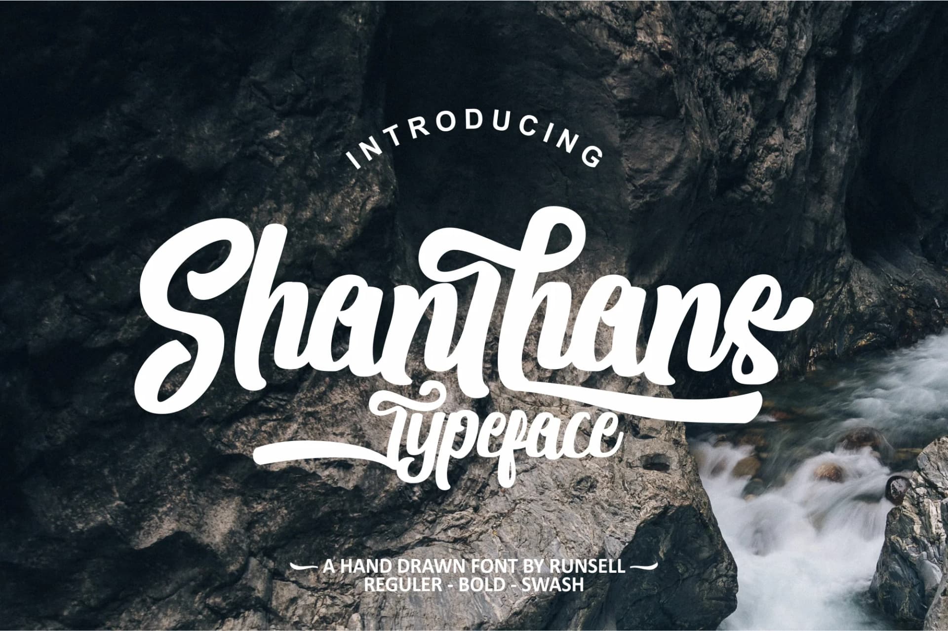 Shanthans Font by Runsell Graphic — Script Handwritten Font
