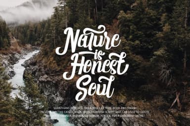 Shanthans Font by Runsell Graphic — Script Handwritten Font — thumbnail 7