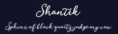 Shantik by Donny Mark — Script Handwritten Font — thumbnail 2