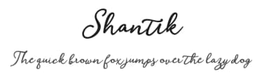 Shantik by Donny Mark — Script Handwritten Font — thumbnail 1