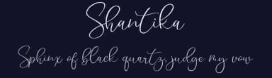 Shantika by hustletter — Script Handwritten Font — thumbnail 2