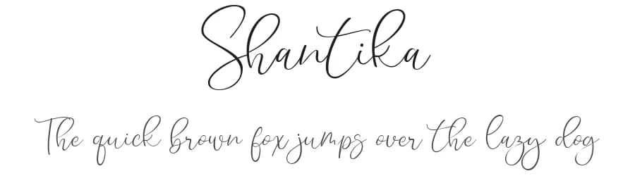 Shantika by hustletter — Script Handwritten Font — preview 1