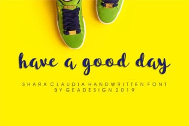 Shara Claudia Font by geadesign — Script Handwritten Font — thumbnail 5