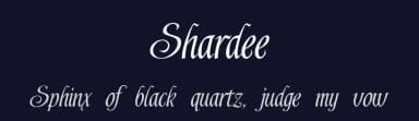 Shardee by Bright Ideas — Script Handwritten Font — thumbnail 2