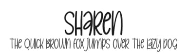 Sharen by Skiiller Studio — Script Handwritten Font — thumbnail 1