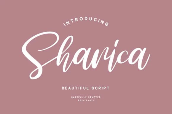 Sharica Font by Grezline Studio — Script Handwritten Font