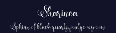 Sharinca by niyos — Script Handwritten Font — thumbnail 2