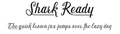 Shark Ready by cove703 — Script Handwritten Font — thumbnail 1