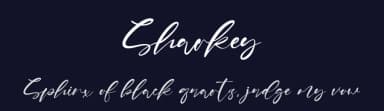 Sharkey by Kong Font — Script Handwritten Font — thumbnail 2