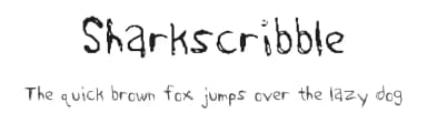 Sharkscribble by Zach Willard — Script Handwritten Font — thumbnail 1
