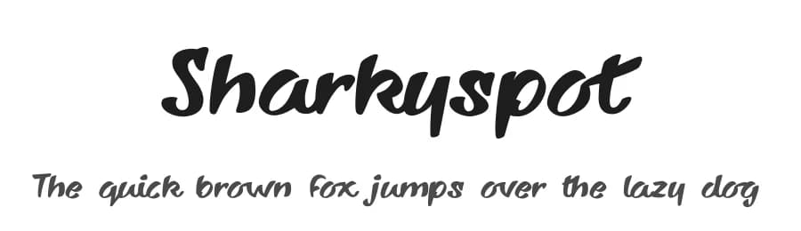 Sharkyspot by Roland Huse Design — Script Handwritten Font