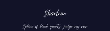 Sharlene by Kong Font — Script Handwritten Font — thumbnail 2