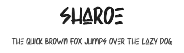 Sharoe by Nirmana Visual — Script Handwritten Font