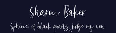 Sharon Baker by Letterhend Studio — Script Handwritten Font — thumbnail 2