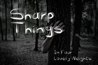 Sharp Things Font by GraphicsBam Fonts — Script Handwritten Font — thumbnail 1