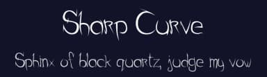 Sharp Curve by DuffanyHero — Script Handwritten Font — thumbnail 2