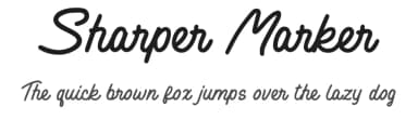 Sharper Marker by Jamal Blair — Script Handwritten Font — thumbnail 1