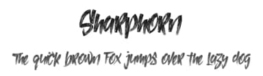 Sharphorn by Noah Type — Script Handwritten Font — thumbnail 1